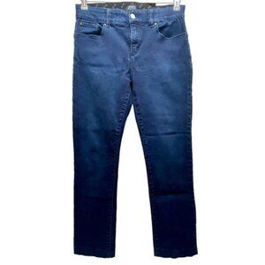 Jones New York Jeans Women's 8 Blue Signature Ankle Comfort Waist Indigo Denim